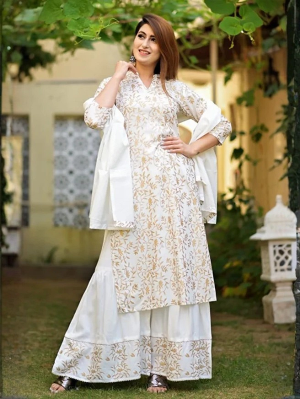 white-viscose-rayon-printed-kurta-sharara-set-for-women