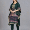 multicolor pure cotton kurta pant with dupatta set for women