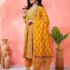 yellow embrodary kurta plazzo with dupatta sets