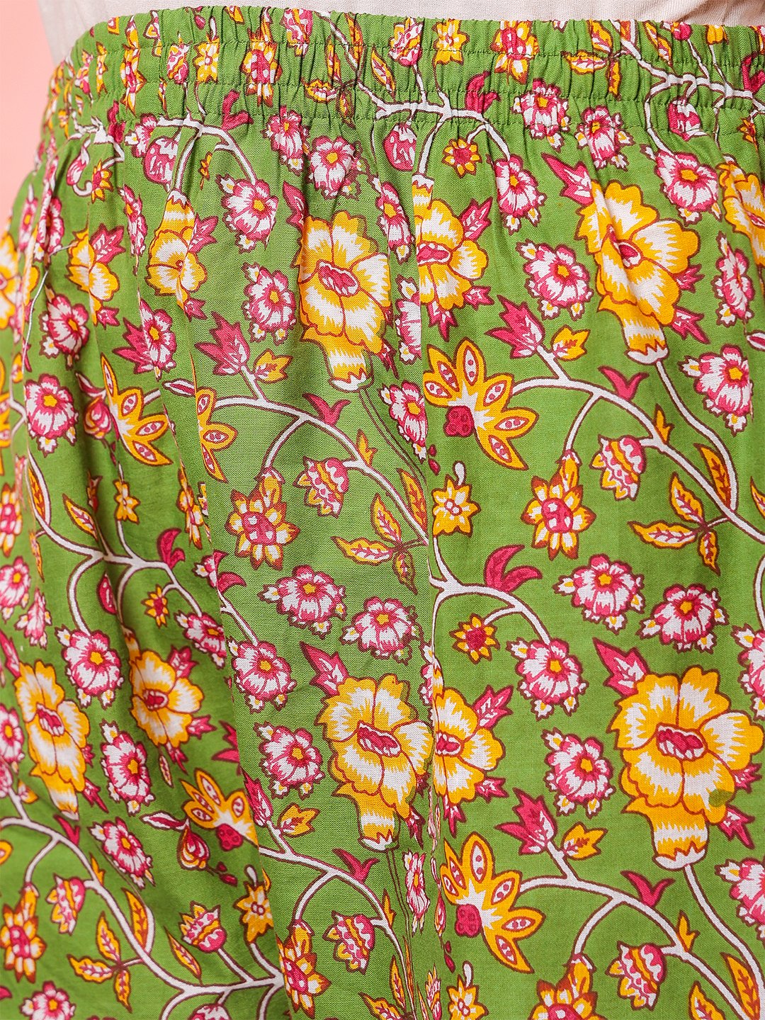 green embrodary kurta plazzo with dupatta sets