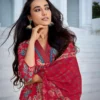 mahroon cotton kurta palazzo with duptta sets