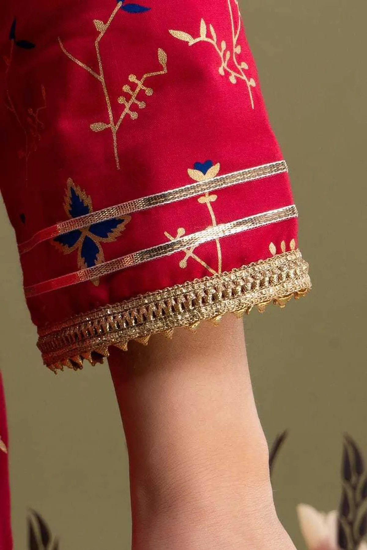 pink viscose rayon embroidered kurta sharara set for women